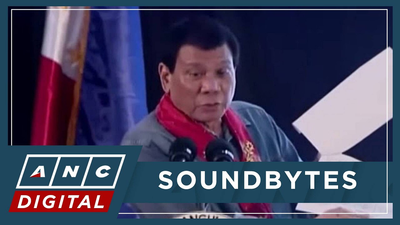 'Pakain ko sa bunganga nila yang human rights': Prosecution shows Duterte video | ANC