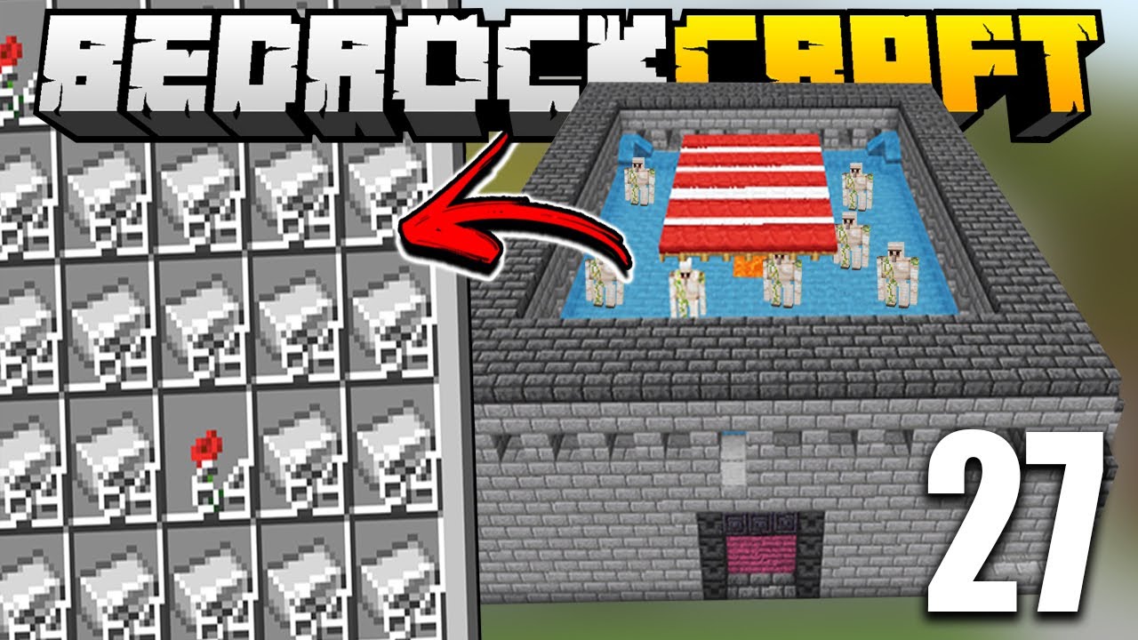 A Farm de FERRO 2.0 Ficou PRONTA no Minecraft - Bedrock Craft #27