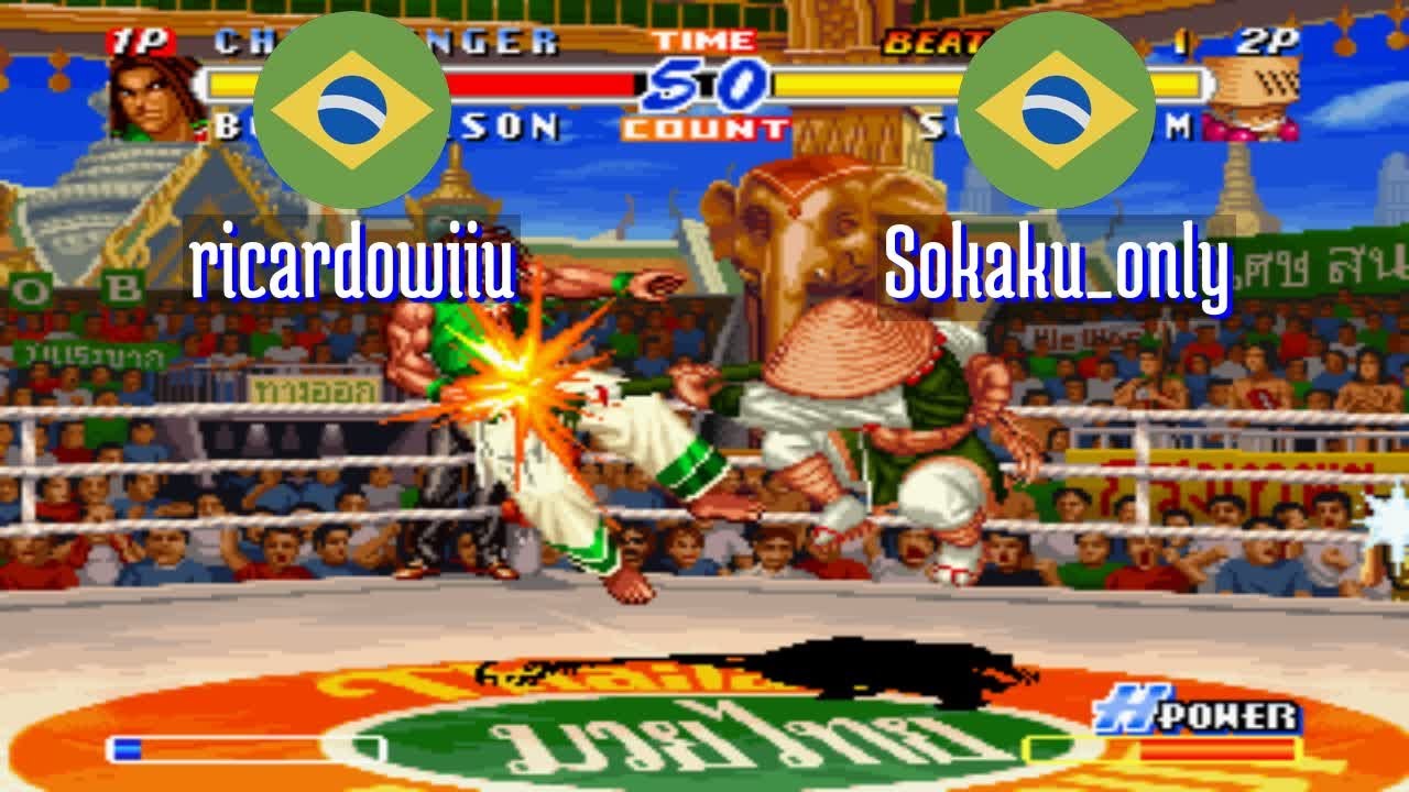 @rbff2h: ricardowiiu (BR) vs Sokaku_only (BR) [Real Bout Fatal Fury 2 rbff2 Fightcade] Jul 6