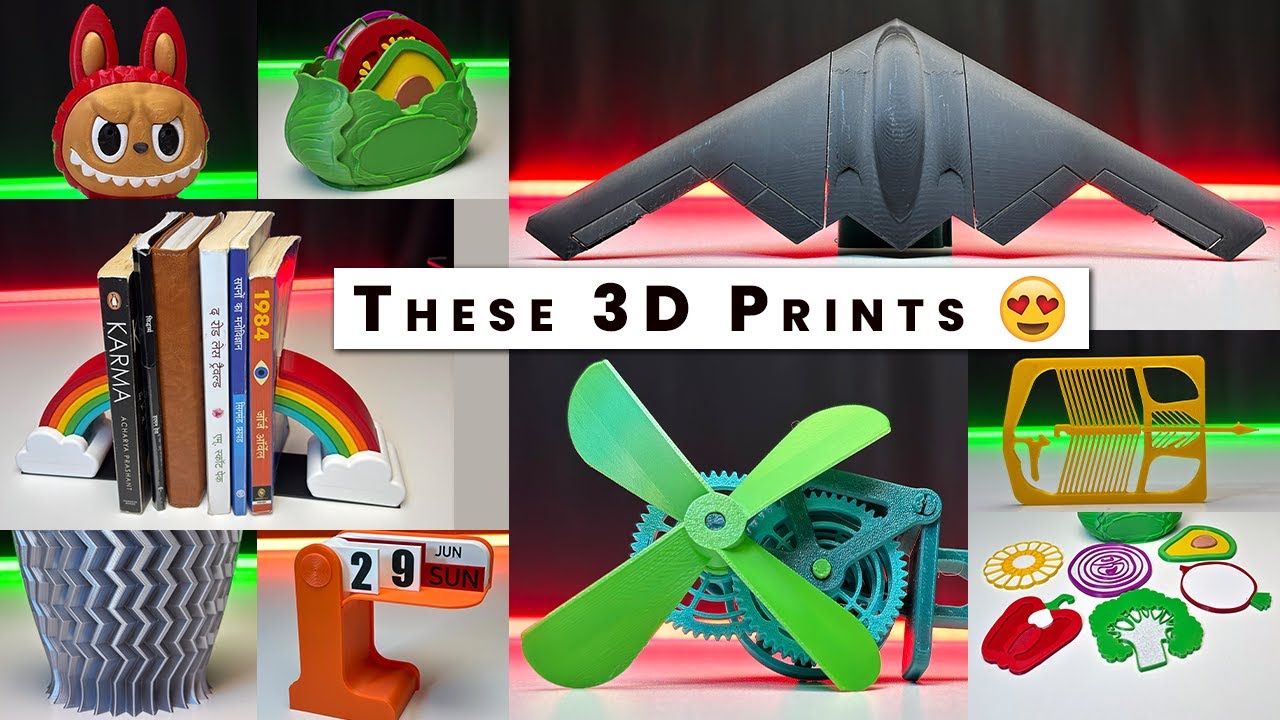 Epic 3D Print Ideas You’ll Want to Try! 🔥 From Fighter Jet to Functional Decor✈️ #3dprinting