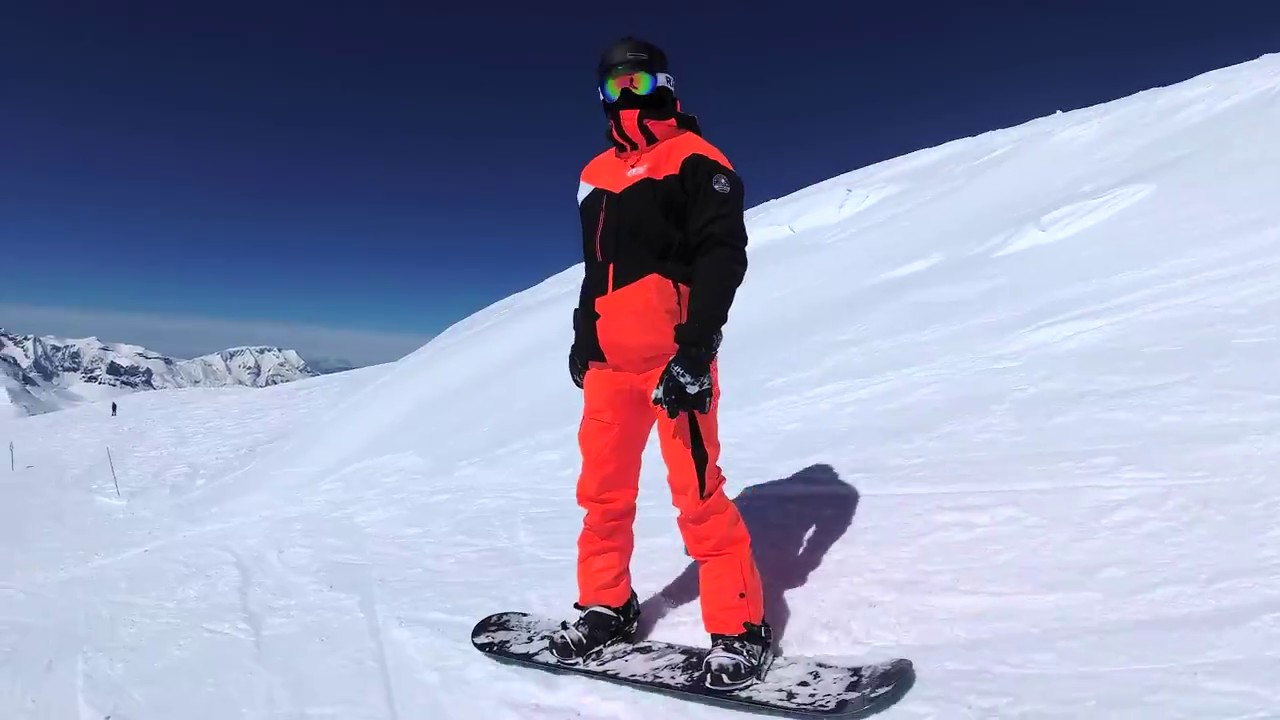 4k Snowboarding Les 2 Alpes 2018