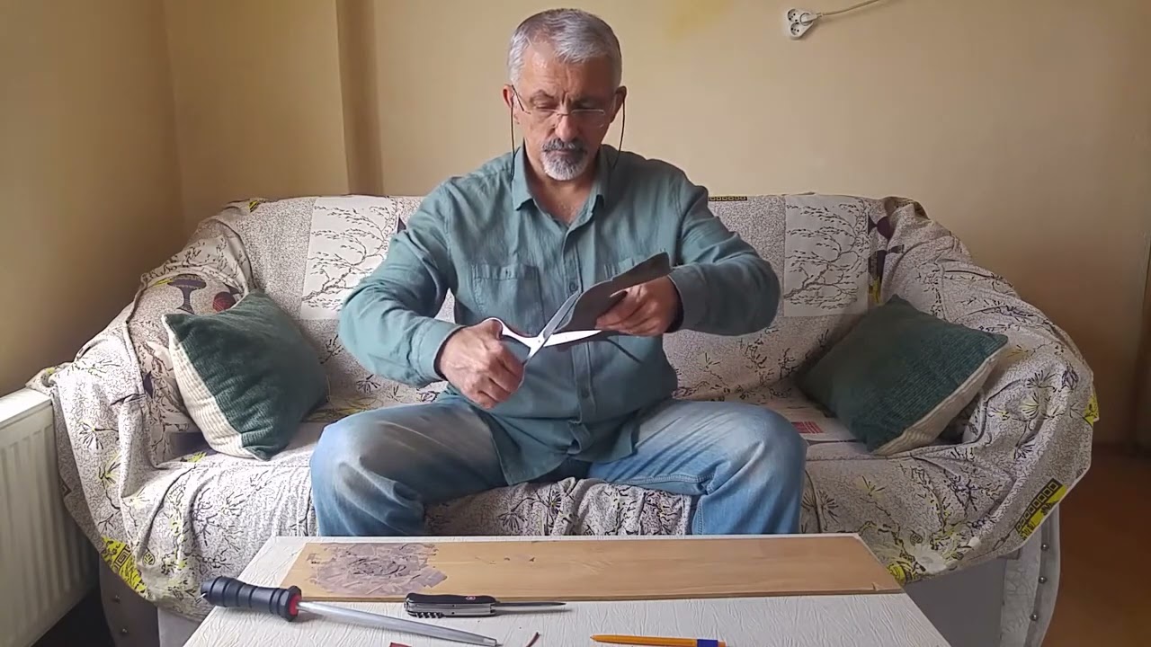 PUUKKO TARZI BIÇAK KILIFI YAPMAK - SADE AMA ÇOK SAĞLAM BİR KILIF OLDU         (Bkz. Açıklama)