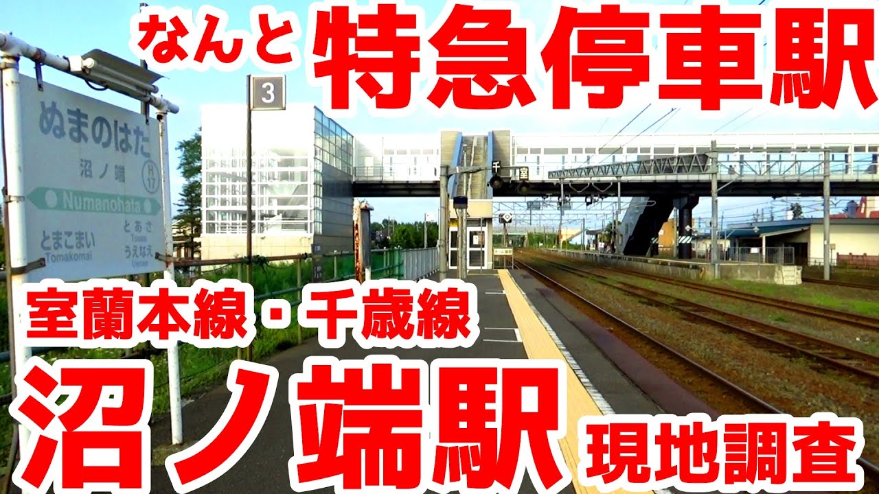 【大都会苫小牧】千歳線・室蘭本線『沼ノ端駅』現地調査【特急停車駅】