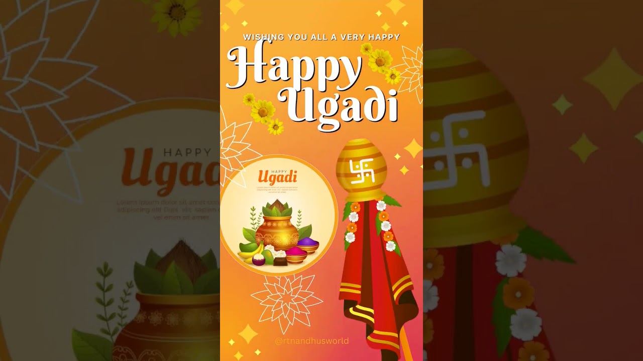 🌸 Ugadi 2024 Short Wishes | New Year, New Hopes! #UgadiSubhakankshalu