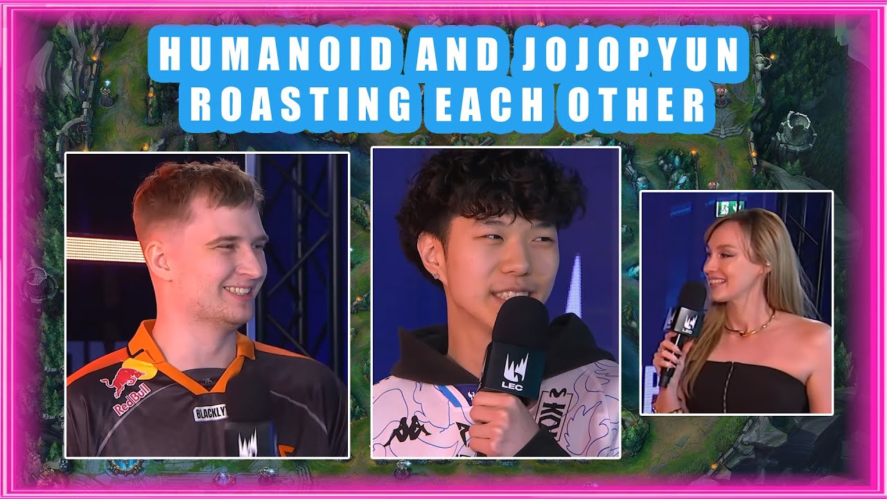 HUMANOID and JOJOPYUN ROASTING Each Other Before Games 👀 [KOI vs FNC]