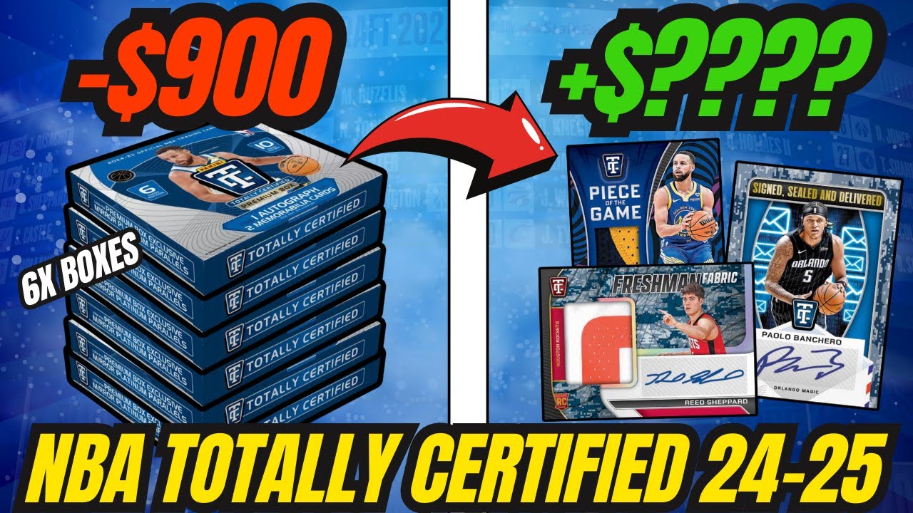 CAN YOU MAKE A PROFIT FROM NBA 24-25 PANINI TOTALLY CERTIFIED BASKETBALL!?