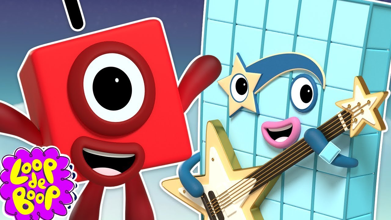 🟦 Count to 50! Learn to Count 12345 🧮 | Numberblocks | Little Zoo