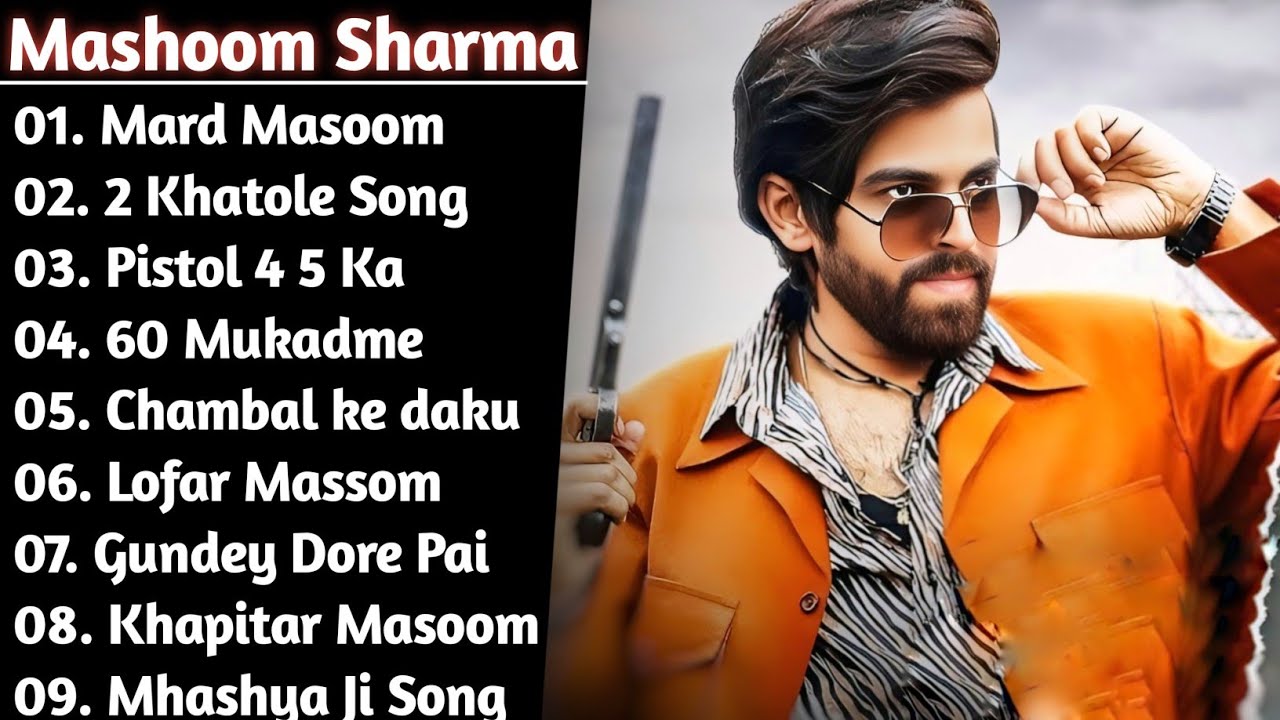 Masoom Sharma Top Haryanvi Songs 2026 | Mard Masoom, Gundey Dore Pai | Jukebox