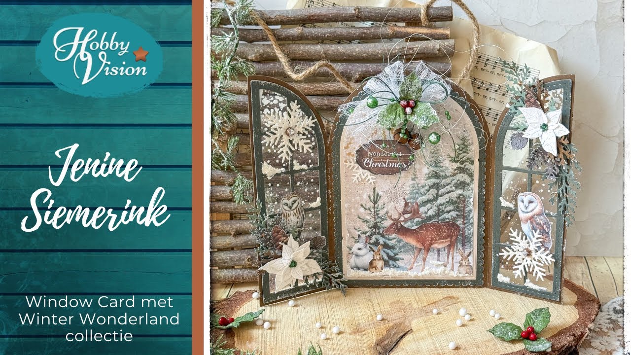 FBLive - 16-06-2025 - Jenine Siemerink - Windowcard met Winter Wonderland collectie