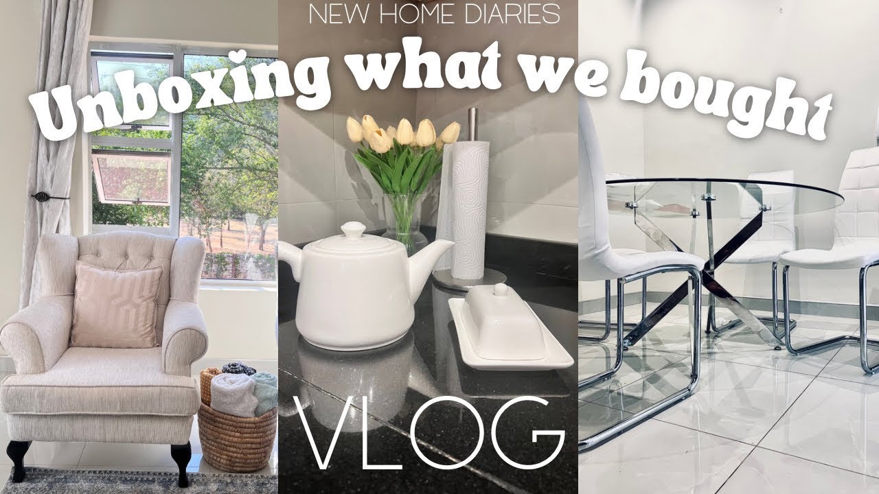 Unboxing what we bought for our new home VLOG || New Home diaries 🇿🇼