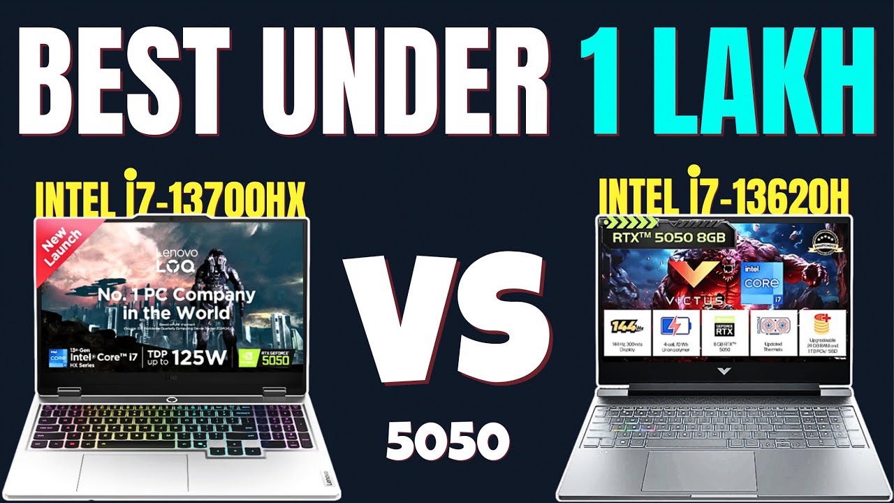 Lenovo LOQ Intel i7 13700HX vs hp victus i7 13620H | RTX 5050 🔥