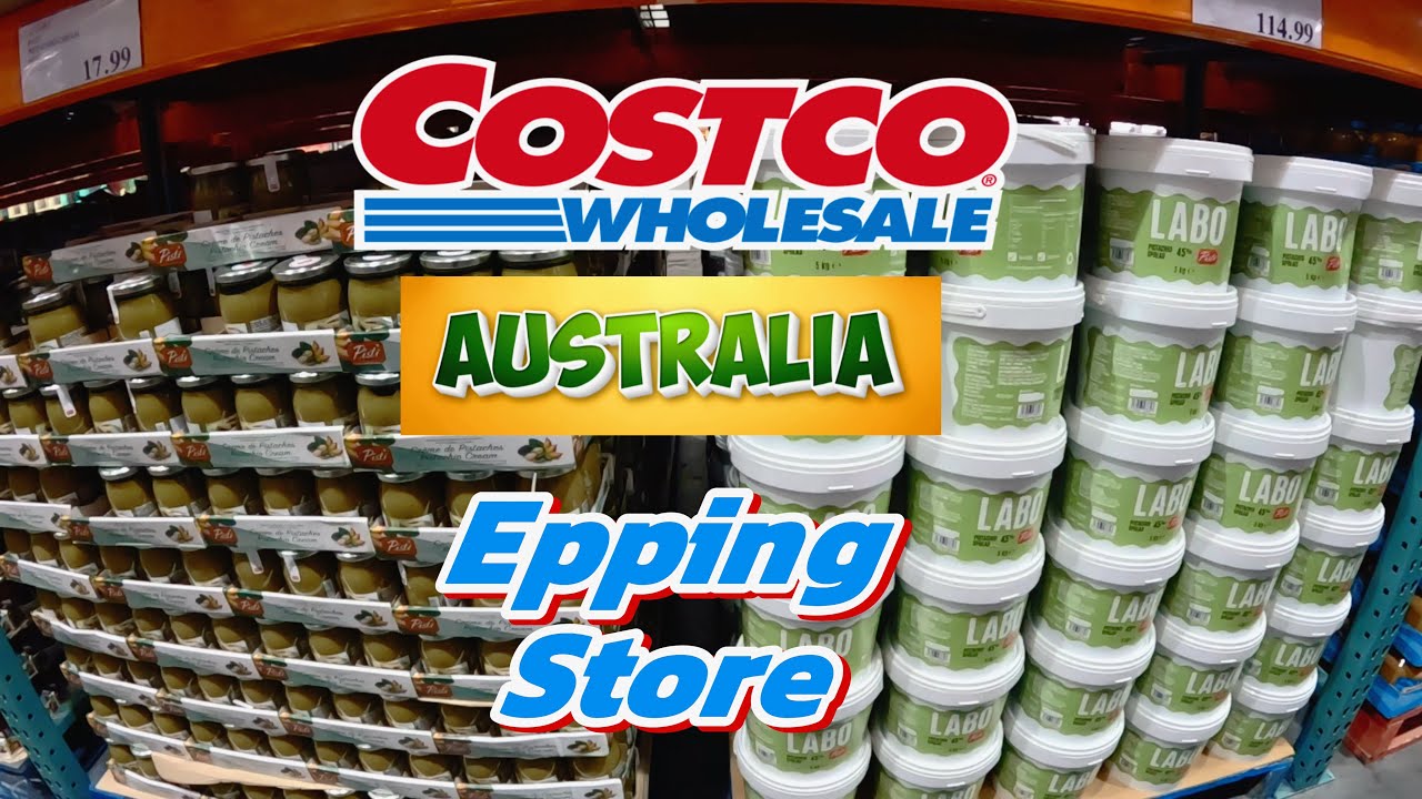 Costco Австралия Шоппинг Эппинг Магазин Средства для стирки Алкоголь Фисташки Ведро