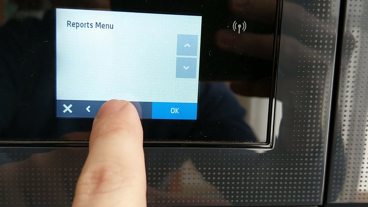 HP OfficeJet 7740 Pro Access Support Menu and Re-Enable Wi-Fi