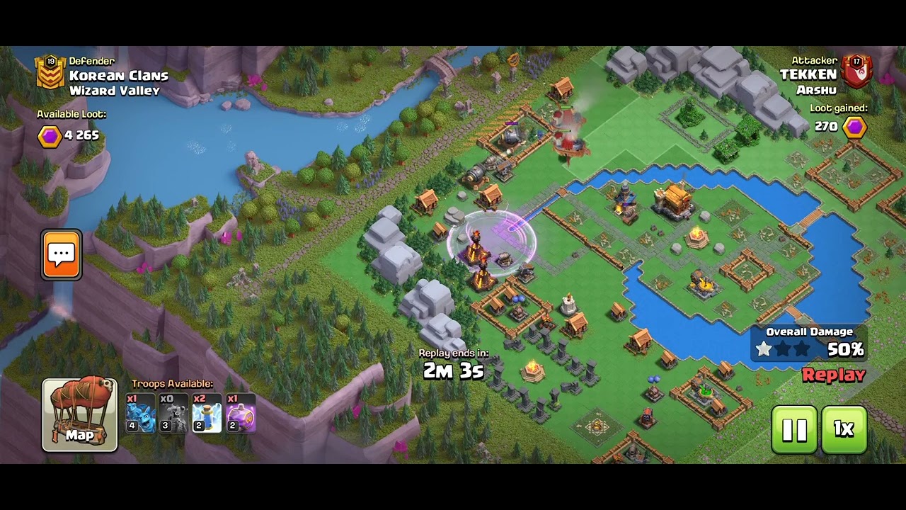 wizard Valley Level 3 Attack Strategy in 2 Attacks |  wizard Valley Attack Strategy (Clash of Clans)
