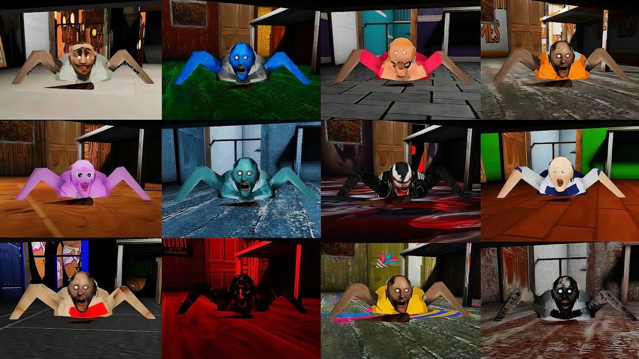 Granny V1.8 All Latest Mods Under Bed Jumpscares 3