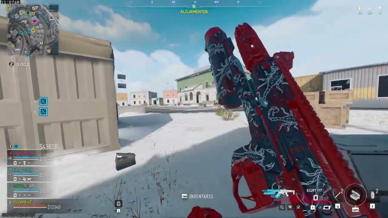 1 noob no WARZONE #07 Essa camuflagem ta muito linda