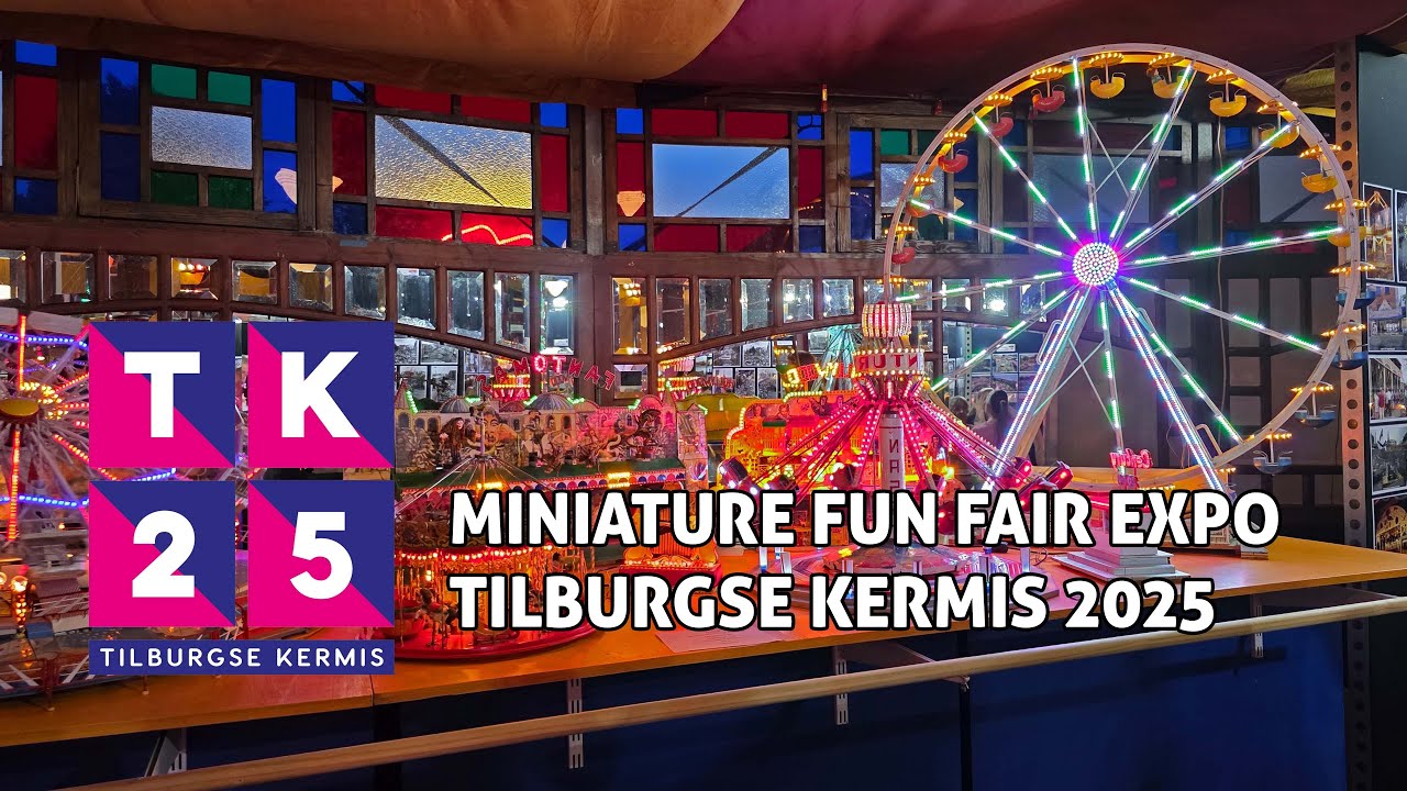 Tilburgse Kermis 2025 Fun Fair Model Expo | 4K