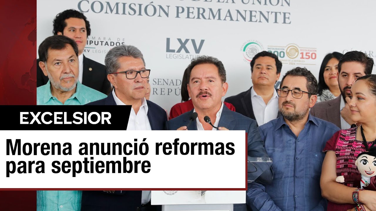 Morena y aliados van por reformas constitucionales para septiembre