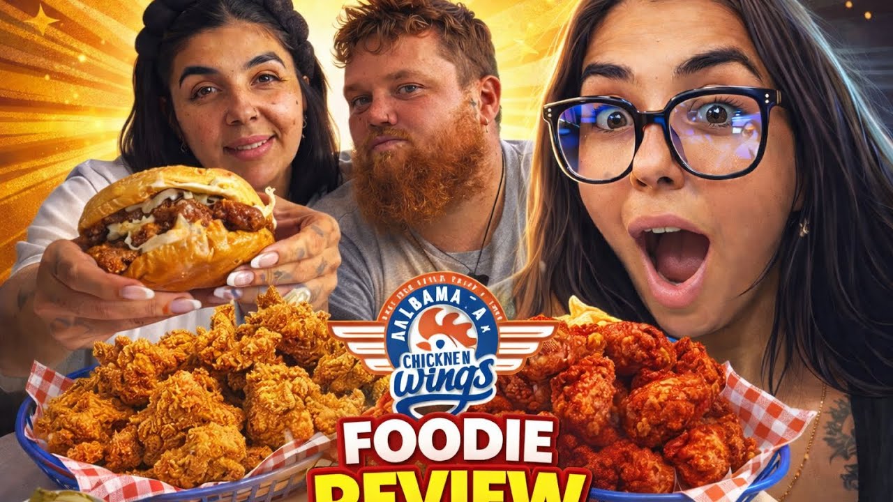 Alabama Chicken Wings Review - Couple 
