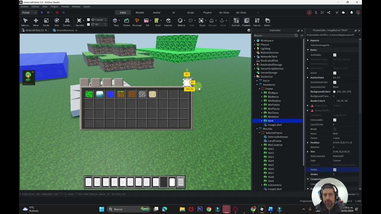 clase gamer robloxcraft