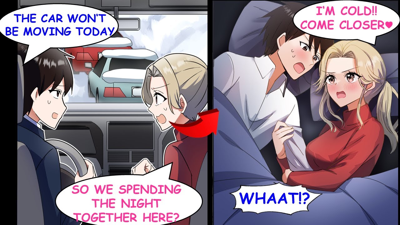 Stuck in a Snowy Traffic Jam, Spent the Night in the Car with My Scary Boss【RomCom】【Manga】