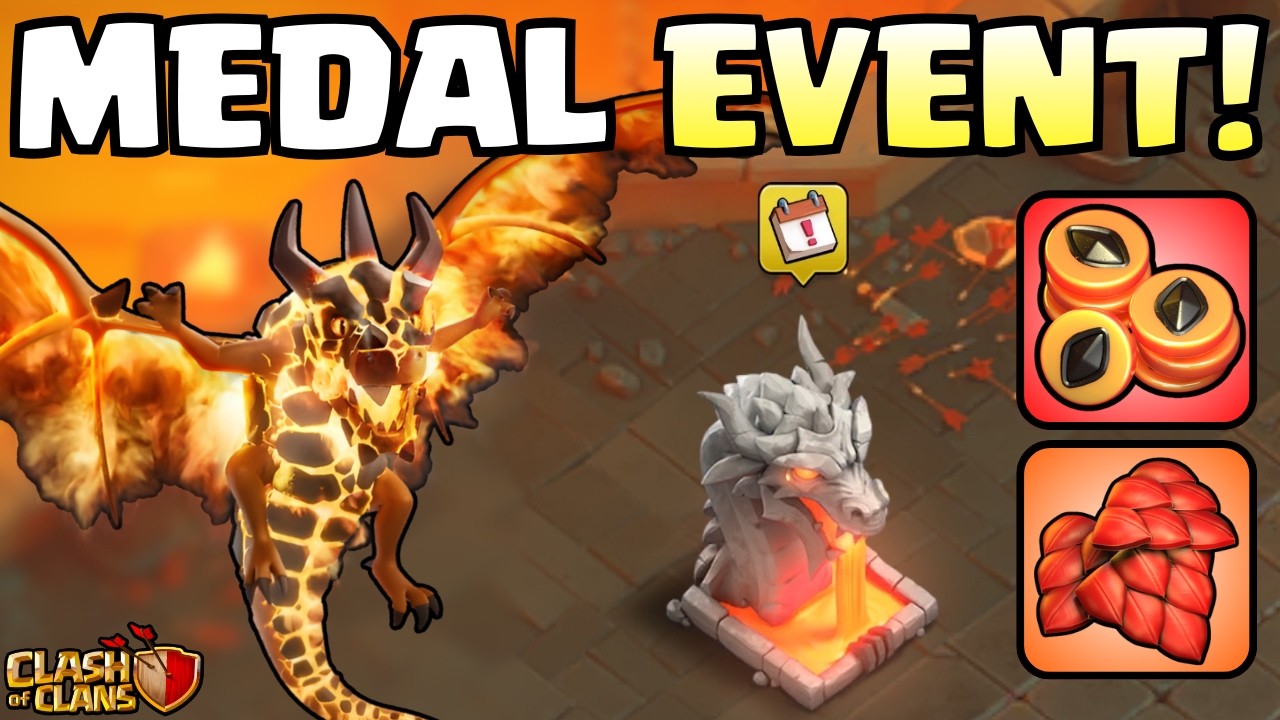 NEW Dragon Dash Medal Event Coming to Clash Of Clans!