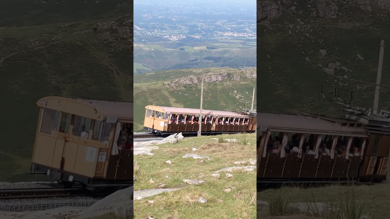 Petit train de la Rhune, Rack railway in the Basque country, Sare, Euskal Herria