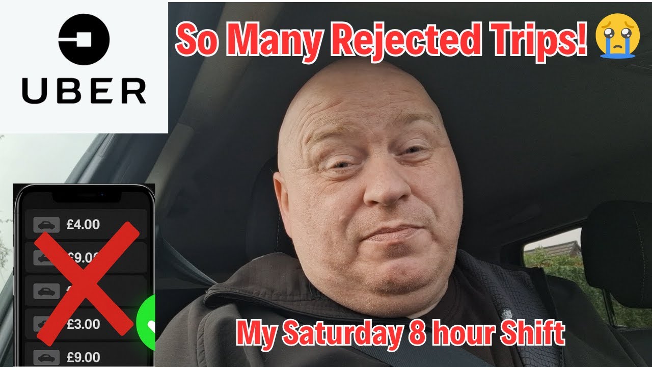 Uber UK: Rejected 46 Trips in the First 3 Hours! | My 8-Hour Saturday Shift