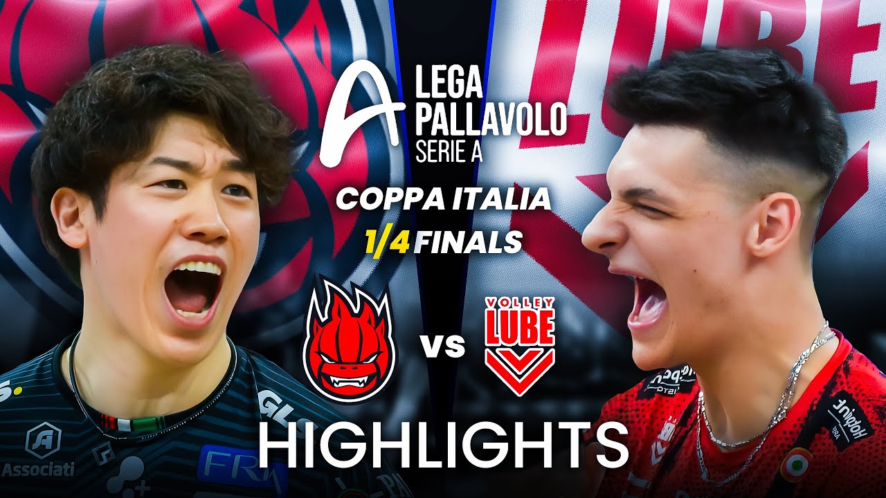 Perugia vs Lube | Highlights | Coppa Italia SuperLega 2026