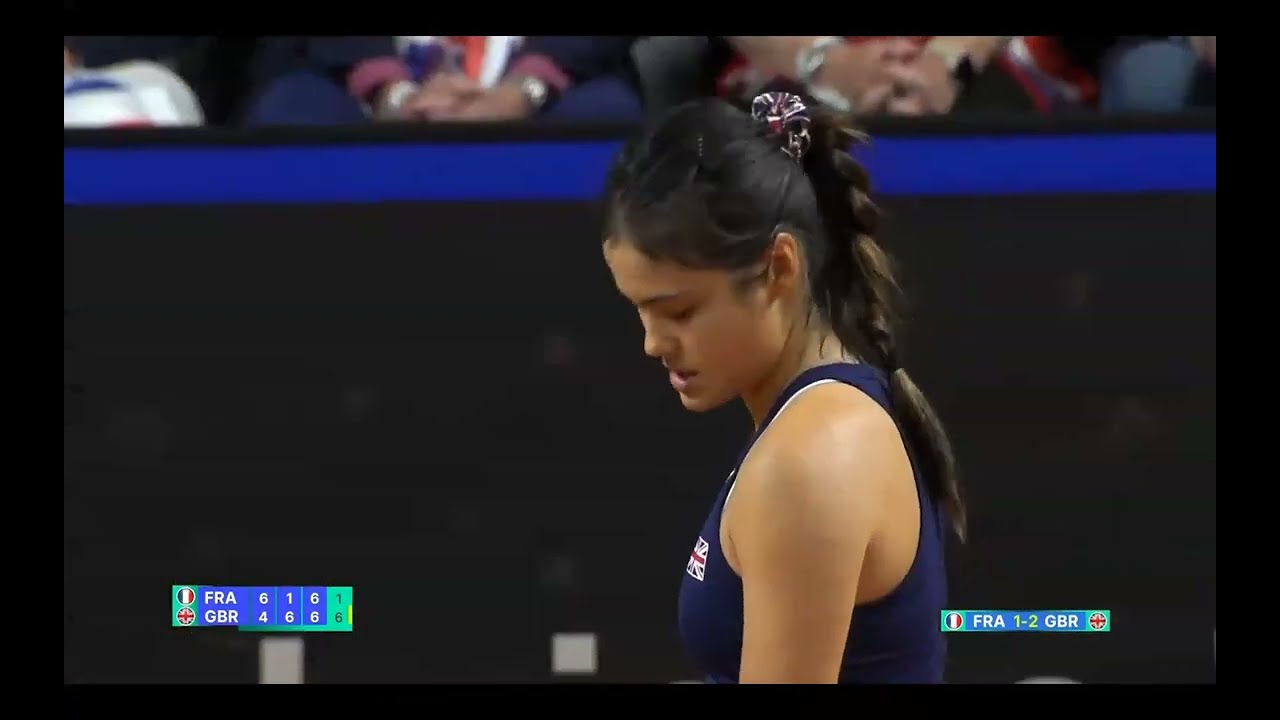 BJK 2024 France-UK Qualifiers last set TB, celebrations and interviews