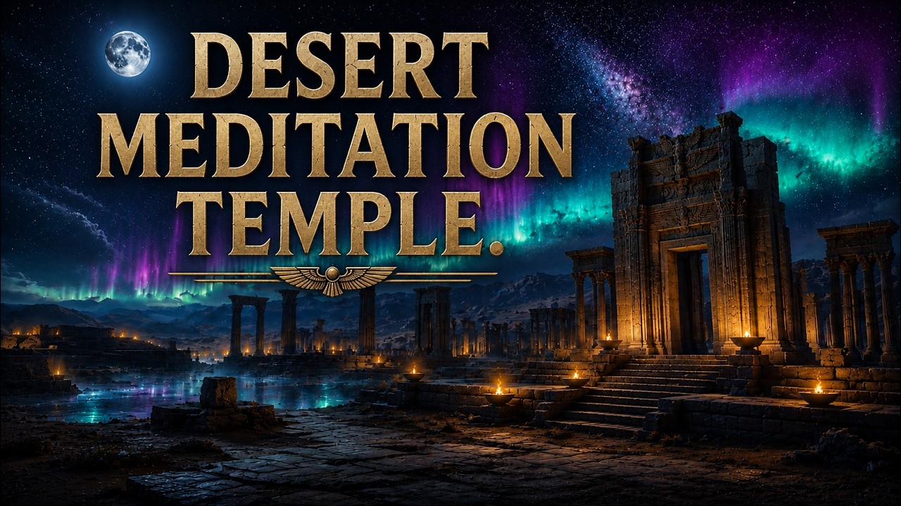 Desert Meditation Temple 🌙 Persian Ambient Music for Deep Sleep, Meditation & Inner Peace