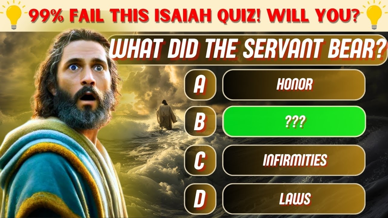 Think You Know Isaiah? Try the Ultimate Bible Quiz Challenge!