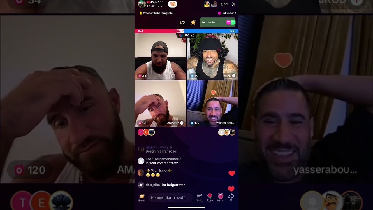 😱🔥 ESKALATION! YASSER ABOU CHAKER, RABI, J-LUV & AMAR47 LIVE AM DISKUTIEREN! #promi #viralvideo