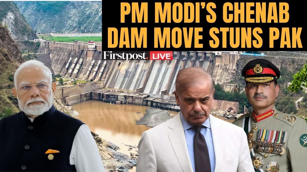 LIVE: Pakistan Spooked As India Fast-Tracks Key Dam on Chenab After Indus Treaty Freeze