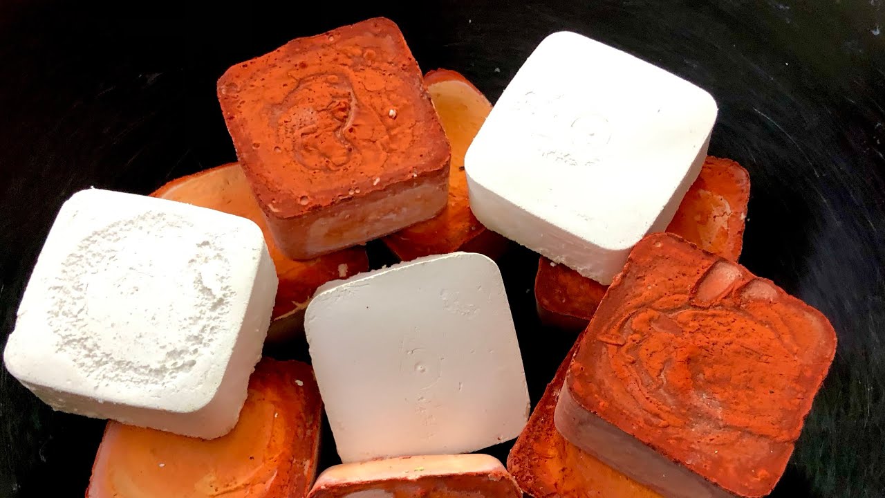 EBA gym chalk blocks  ||asmr
