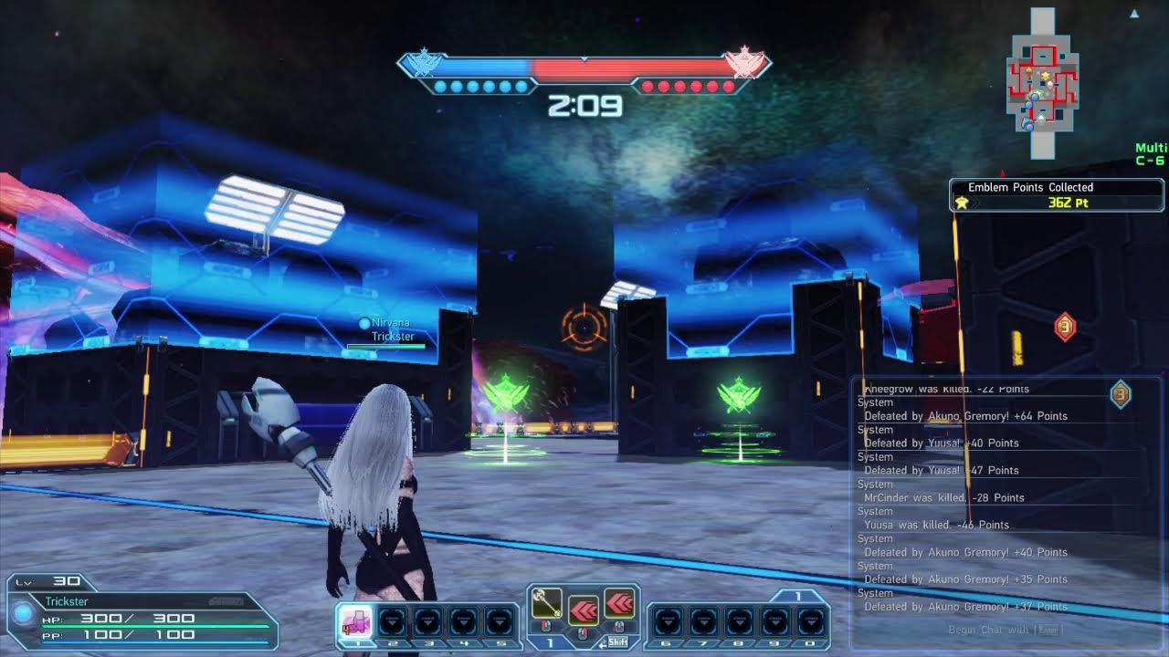 PSO2 NGS Base PvP, cause why not