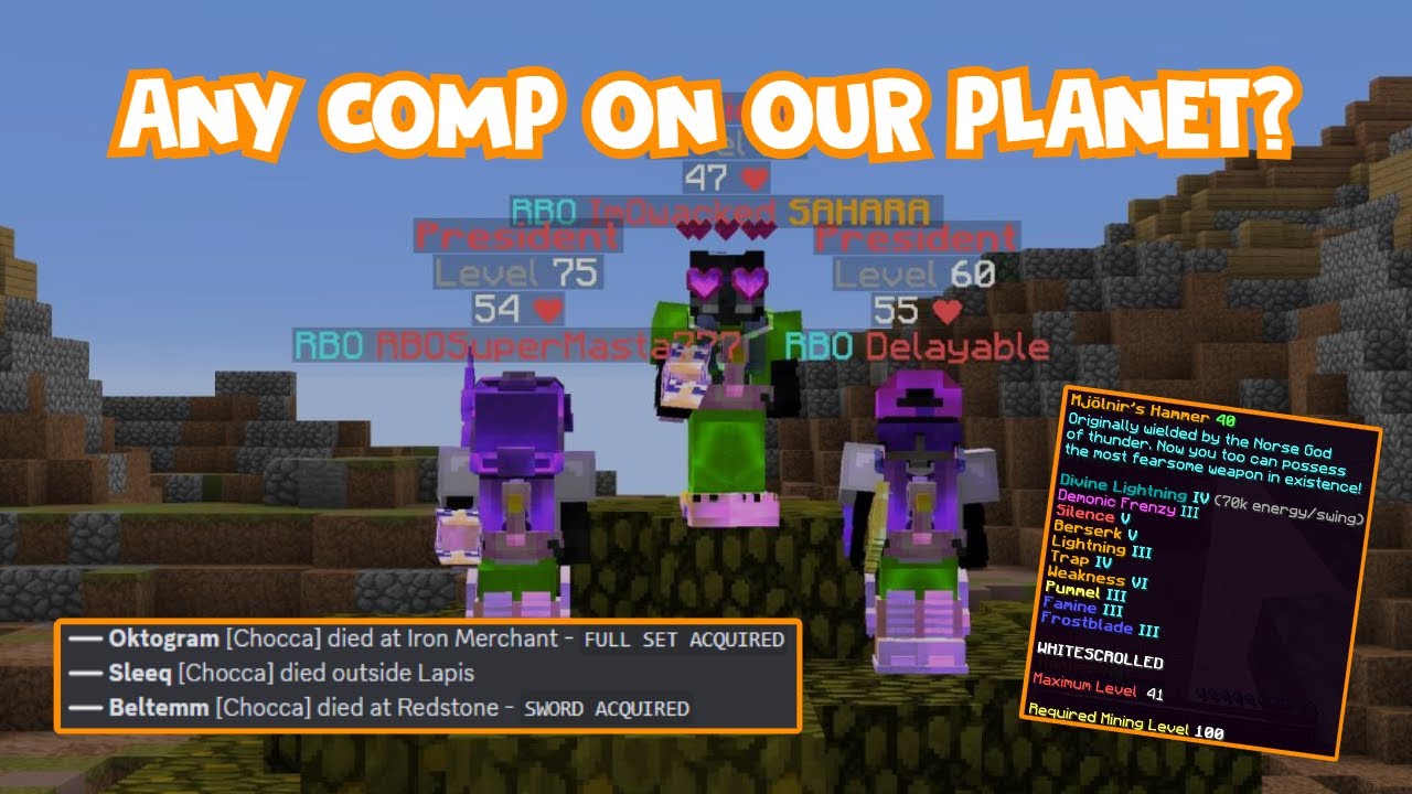 Cosmic Prisons | IRON PVP & TRUCK LUCK?!?... RBO put anything to sleep