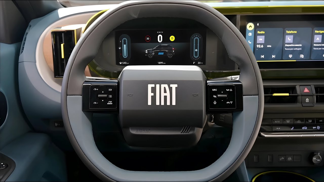Fiat Grande Panda Hybrid 2026 Interior