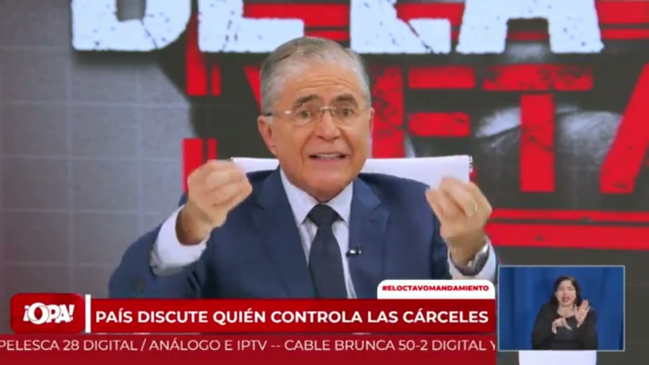Juan Diego Castro y el Ministro de Justicia Gerald Campos desmontan la Ley de Ejecución de la Pena