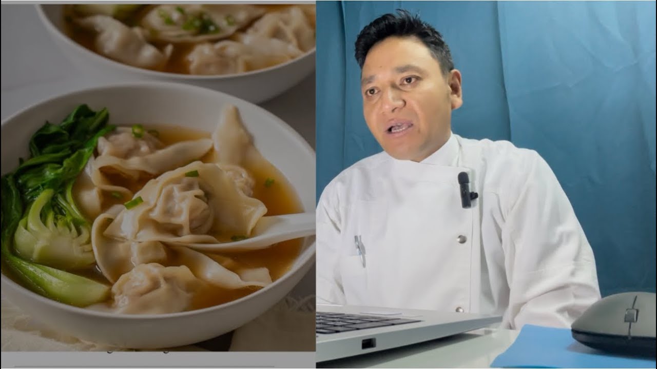 Chinese Wonton Soup recipe - warm, and full of delicate flavors, 