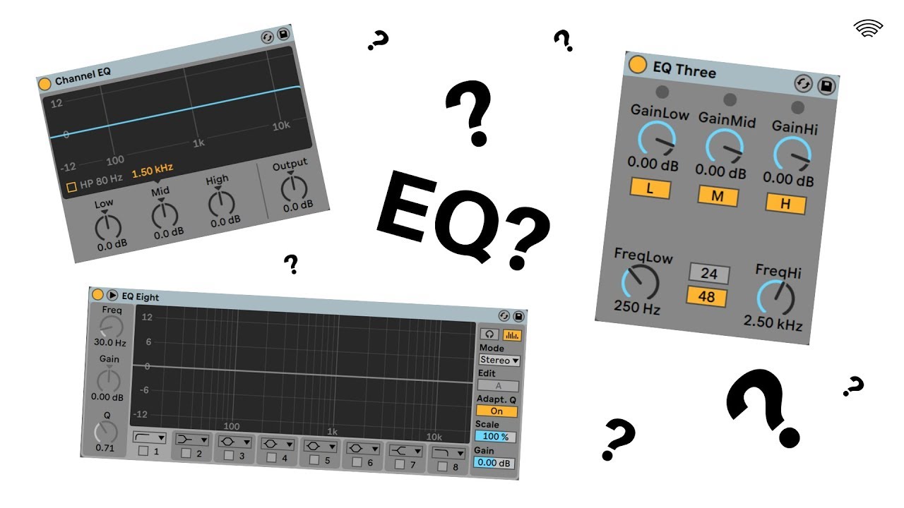 Ableton Live EQ: Channel EQ vs EQ Eight vs EQ Three