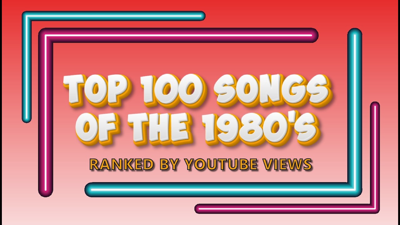 TOP 100 Songs Of The 1980's(Ranked By YouTube Views) 🎶🎸#music #1980s #80smusic