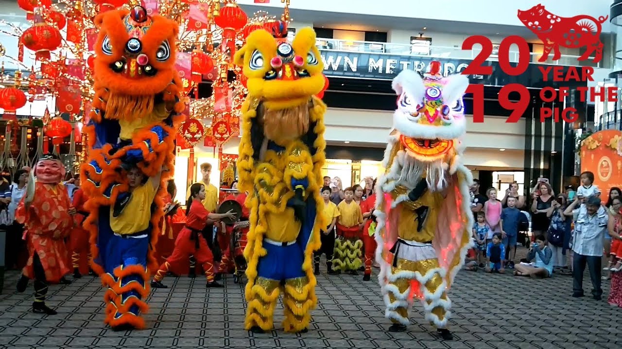 2019 🦁🐷 Lion Dance and Qigong at Crown Perth Casino - Chow Kwoon YarnYeeTong 仁義堂