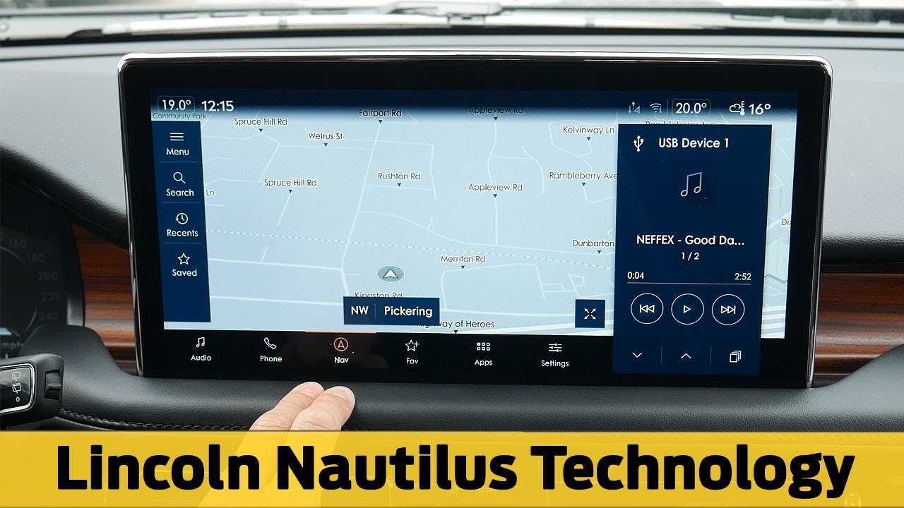 Sync4 Media Screen in the Lincoln Nautilus (2021 - 2023 model) | CarPlay, Android Auto and more!
