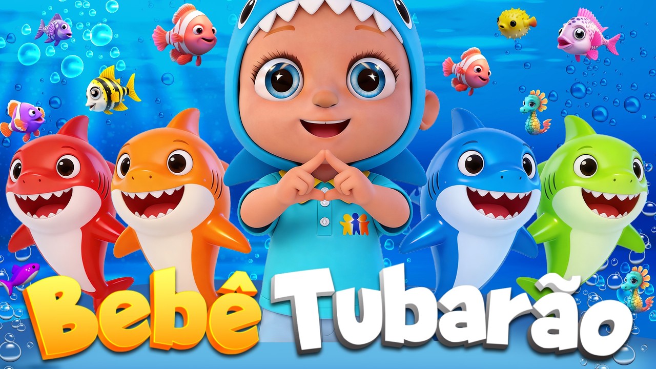 Tubarão Bebê, A Galinha Magricela, Bartolinho, Cinco Patinhos e Mais Músicas Infantis #tubarãobebê