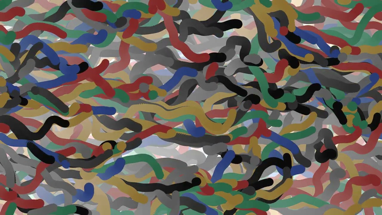 212.40.99 - Lines | 2-Hour 4K Abstract Motion | Lotus Waves