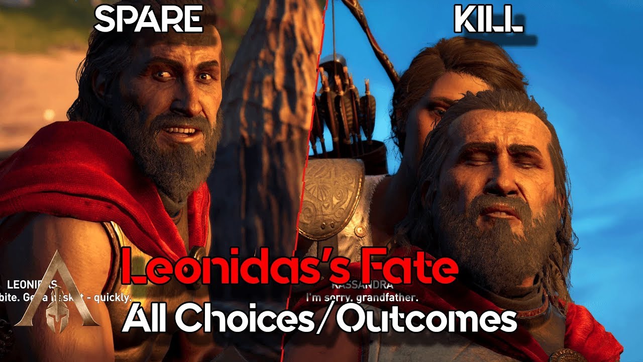 Убить или пощадить Леонида — все варианты/исходы — Assassin's Creed Odyssey — DLC «Судьба Атлантиды»