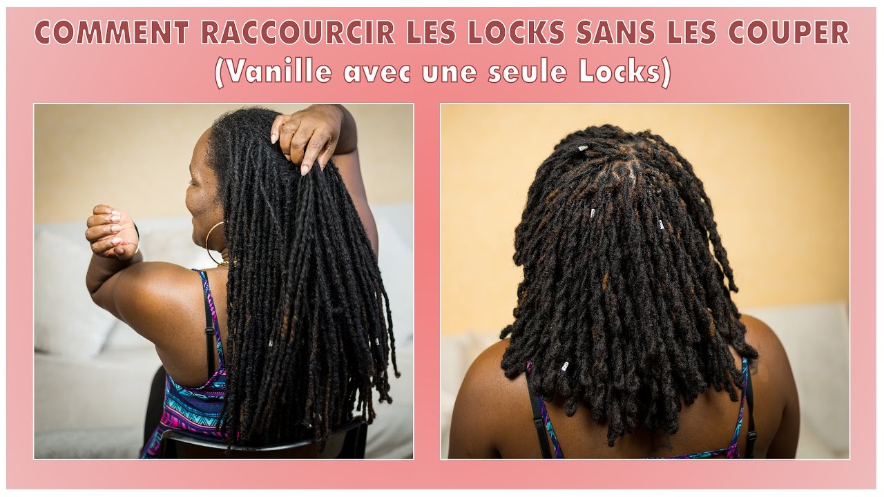 TUTO#2: Comment raccourcir les locks sans les couper (vanille avec une seule locks)