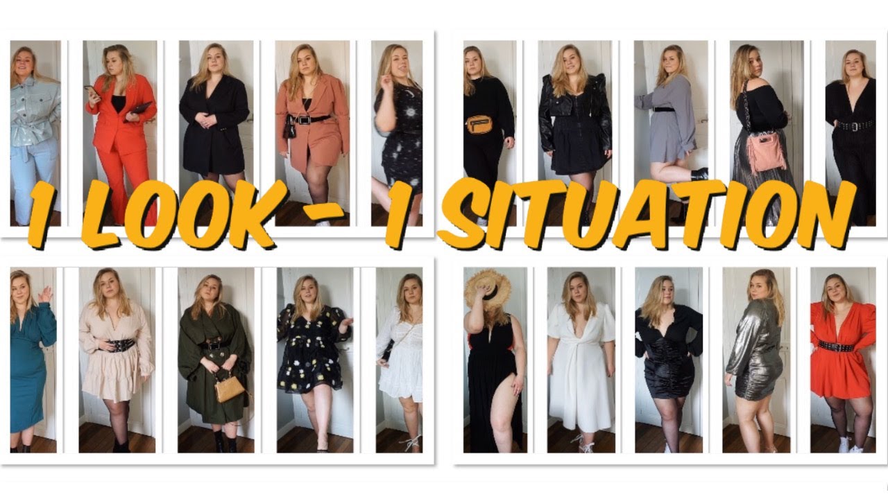 20 LOOKS⎜1 LOOK - 1 SITUATION ⎜GRANDE TAILLE & TAILLE STANDARD