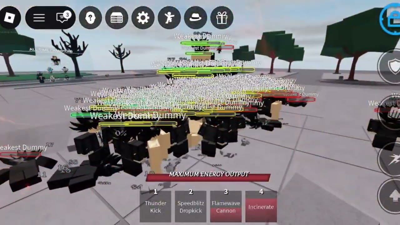 Strongest battlegrounds with a lot of dummies ￼